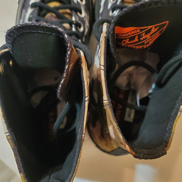 Converse Chuck Taylor All Star 70 Hi Patchwork Blocked Camo Black W8.5 M… - Picture 14 of 15